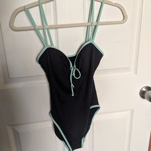 Anne Cole Spaghetti Strap One-Piece Swimsuit